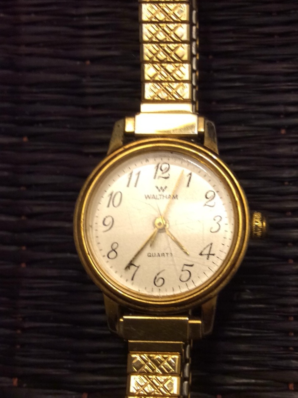 Vintage Waltham Women's Gold-Tone Quartz Wristwatch